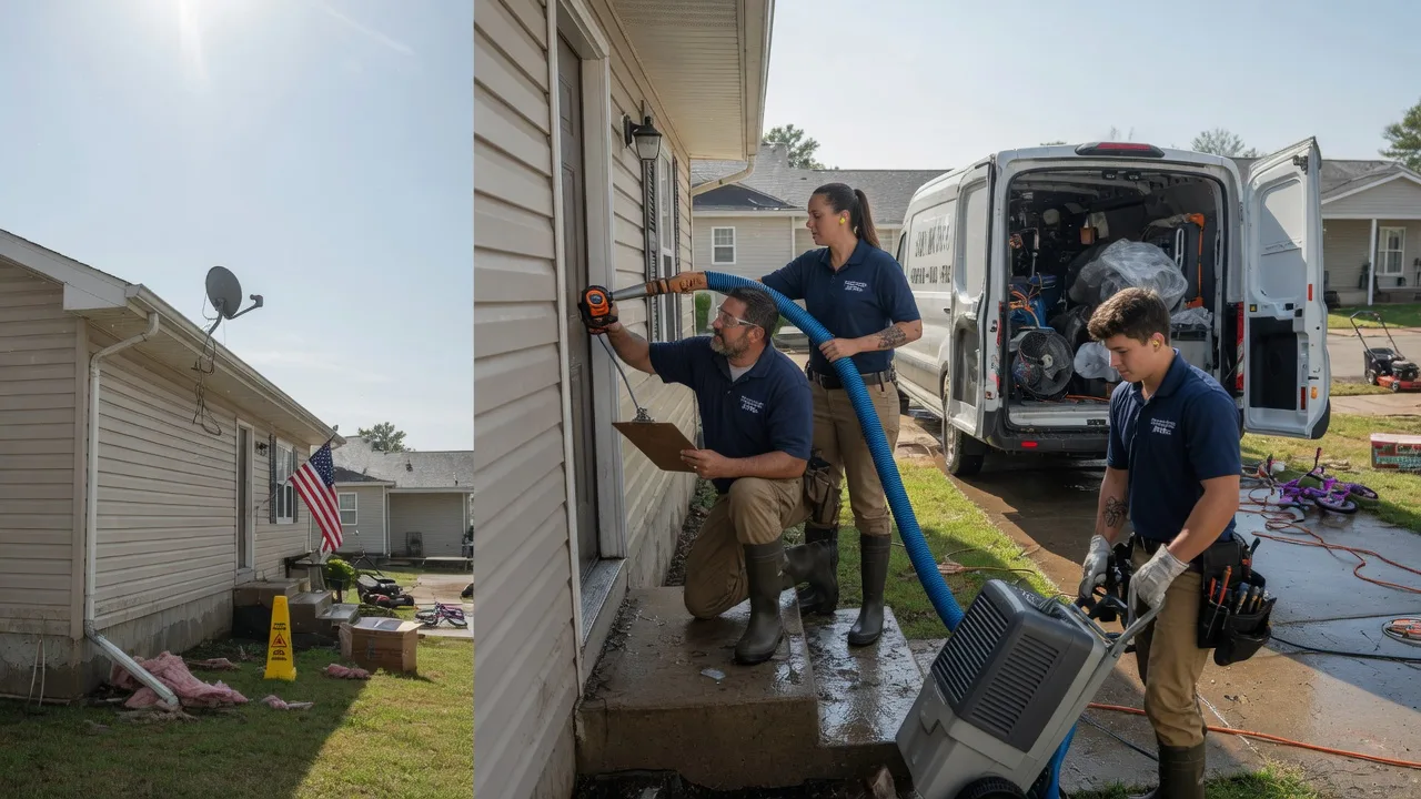 Ceiling Water Damage Restoration in Rosedale, LA near me